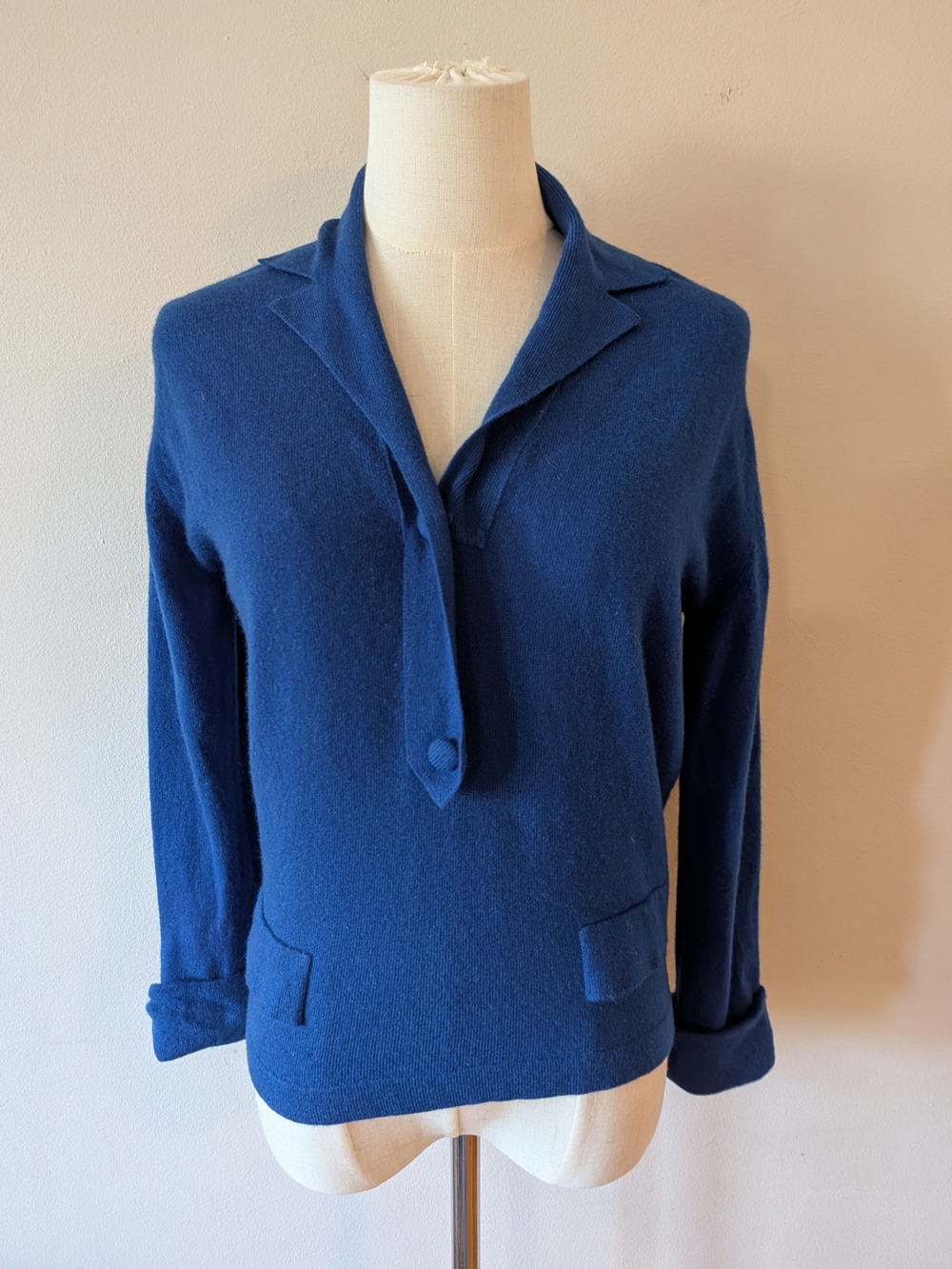 Vintage (50s/60s) Simpsons 100% Cashmere Polo Style Sweater